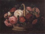 Jensen Johan Roses oil painting